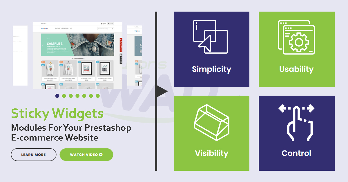 Sticky Widgets | Prestashop Modules | WAD Solutions